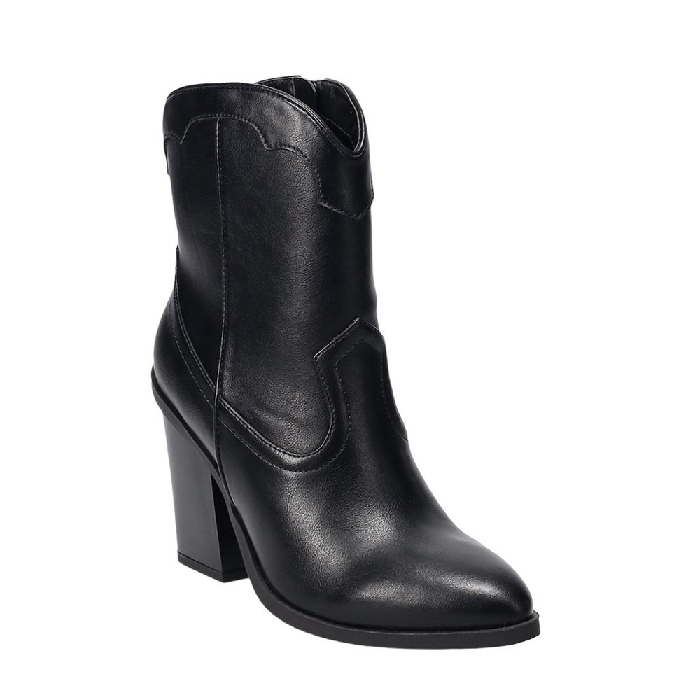 LC LAUREN CONRAD MAXILLA Curve Top Western Boots